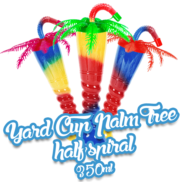 Yard Cups Palm - Half Spiral 350ml / 170 pcs