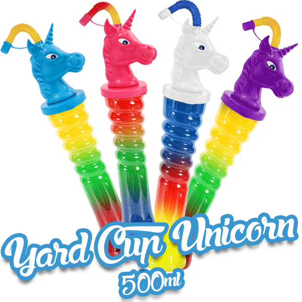 Yard Cups Unicorn - Half Spiral 500ml / 112 pcs