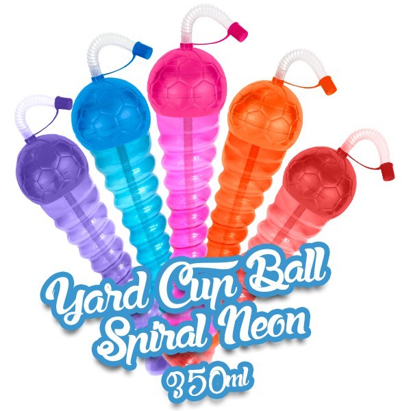 Yard Cups for granita BALL NEON - Spiral 350ml / 147 pcs - IceCup
