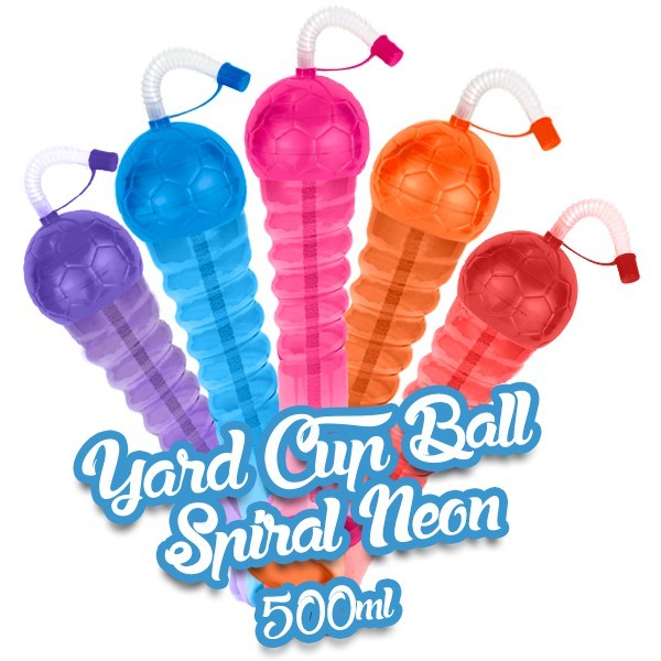 Yard Cups Ball NEON - Half Spiral 500ml / 126 pcs